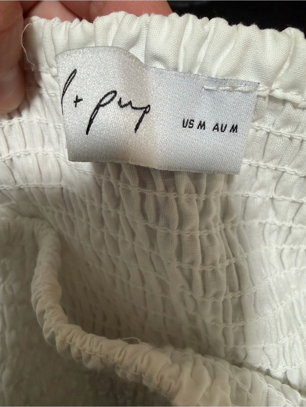Petal and pup annette puff sleeve midi dress white size medium - Picture 4 of 4